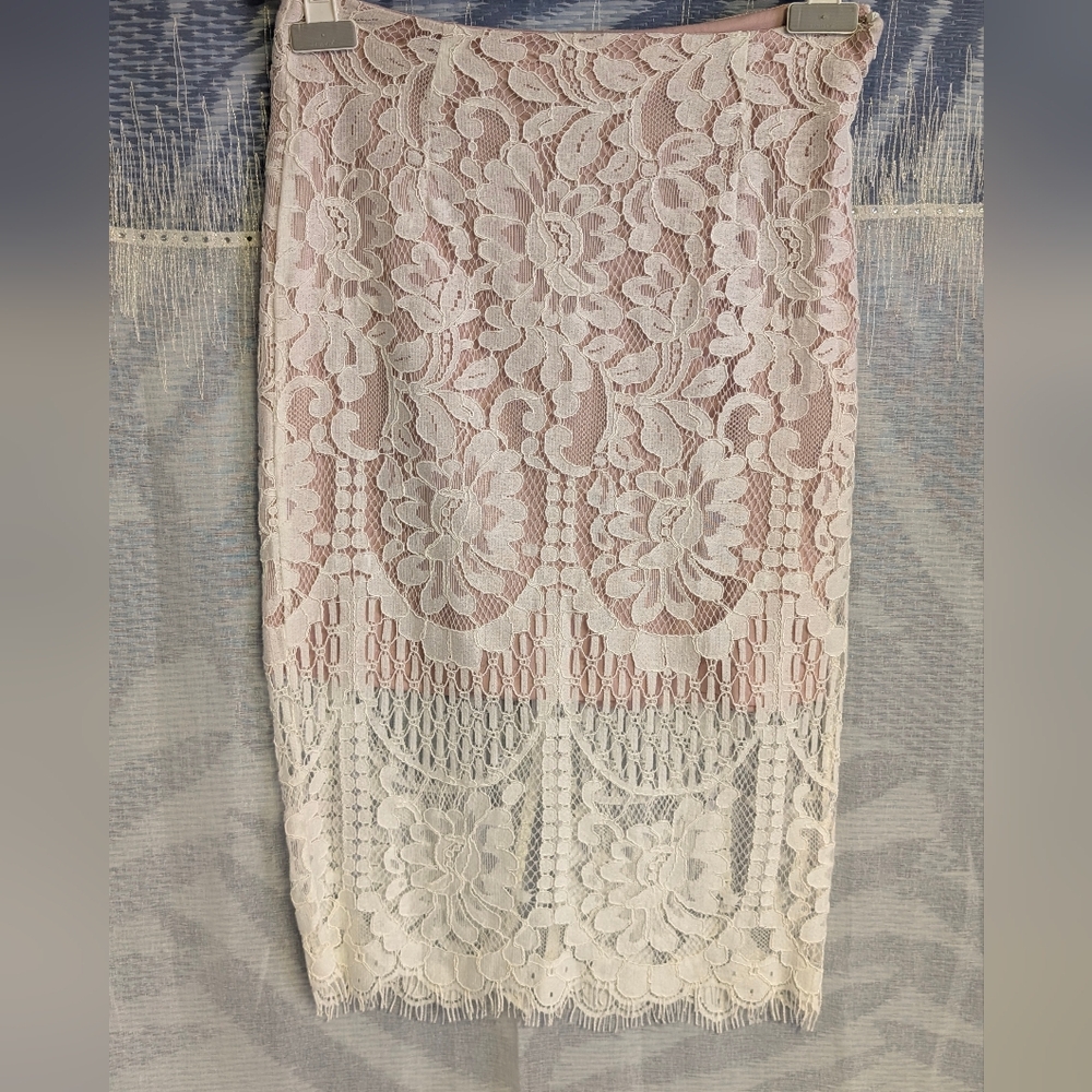 Black Tape_ Pink and White Lace Detail